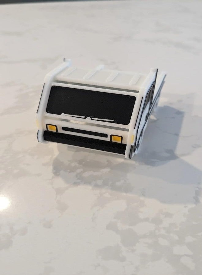 Beoals Toy Truck with Spare Tyre, White Pickup Model, Miniature Vehicle,Figure Toy - Image 3